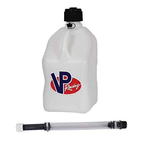 VP Racing Utility Jug Square w/ Deluxe Hose (20Liters/5.5Gallons)