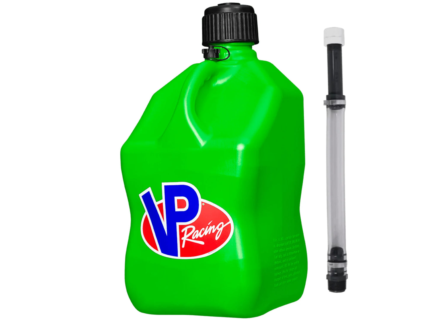 VP Racing Utility Jug Square w/ Deluxe Hose (20Liters/5.5Gallons)