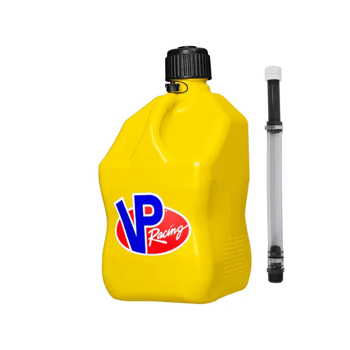 VP Racing Utility Jug Square w/ Deluxe Hose (20Liters/5.5Gallons)
