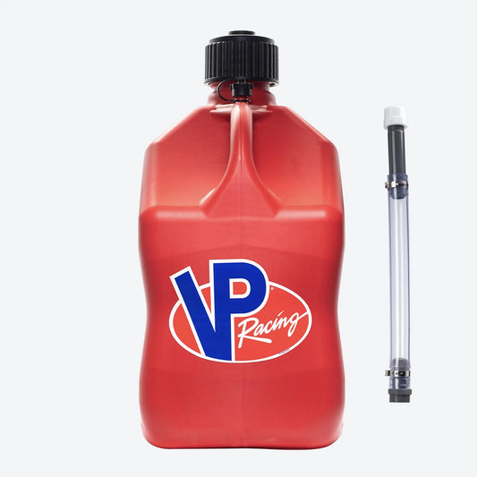 VP Racing Utility Jug Square w/ Deluxe Hose (20Liters/5.5Gallons)