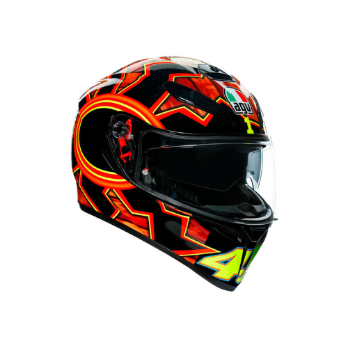agv k3 rossi mugello AGV K3 SV Rossi Mugello 2004 Helmet – Zero Gravity Bahrain