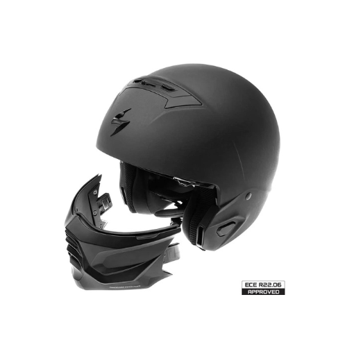 Scorpion EXO-Combat II Solid Matte Black Helmet