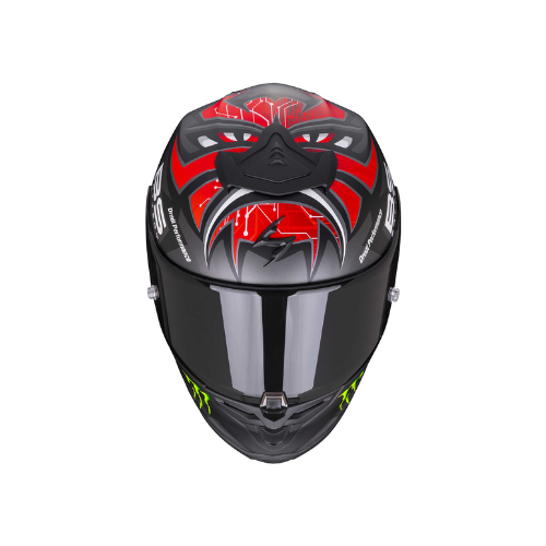 Scorpion EXO R1 Air Fabio Monster REP. Matt Black Red Helmet