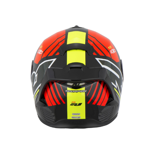 Scorpion EXO R1 Air Victory Black Silver Red Helmet