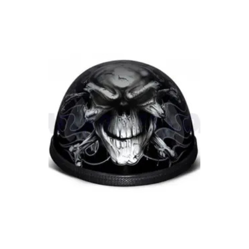 Vega Helmet Eagle Silver Skull