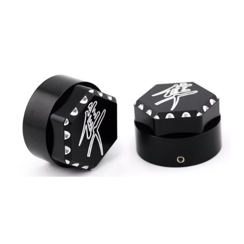 Aftermarket Gen 2 Hayabusa Logo Suspension Accessories (Black Pair) Left & Right