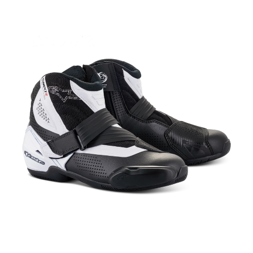 Alpinestars Saftey Boots SMX-1 R V2 Vented Black/White – Zero