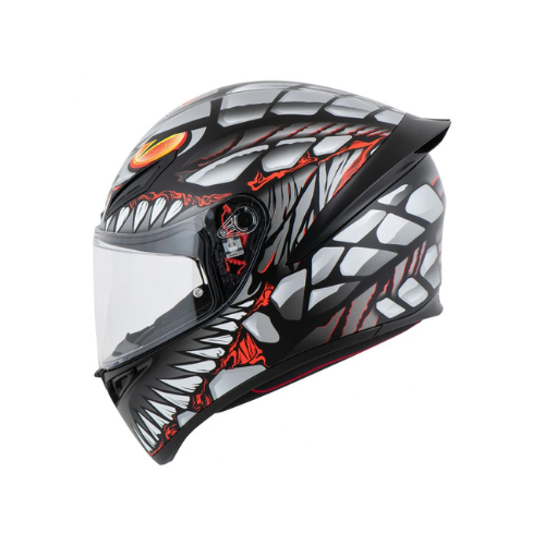 agv k1 grey AGV K1 S Lyzard (Black/Grey/Red) – Zero Gravity Bahrain