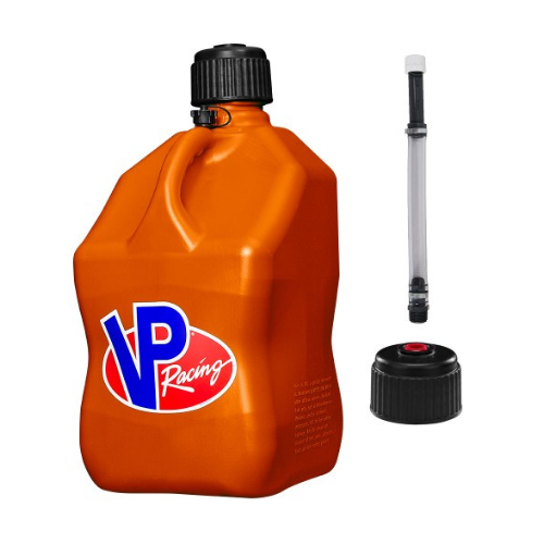 VP Racing Utility Jug Square w/ Deluxe Hose (20Liters/5.5Gallons)