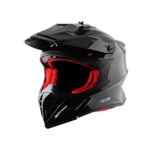 AXOR Helmet X-Cross SC-E Gloss Black/Red