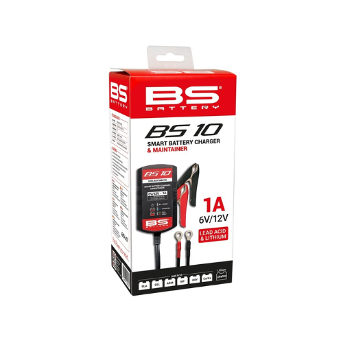 BS Battery BS 10 Smart Battery Charger & Maintainer 1A 6V / 12V
