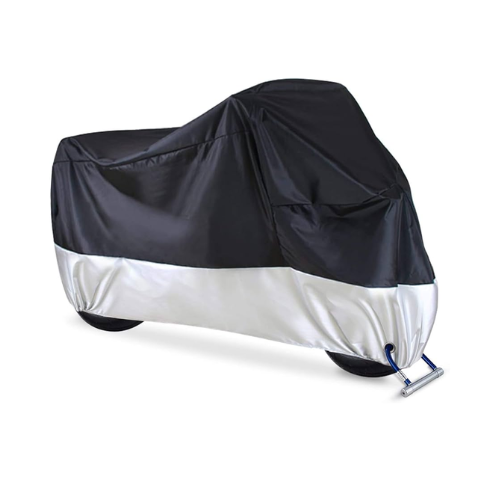Atrox Indoor Bike Cover Black Silver (For Small Bike Only)