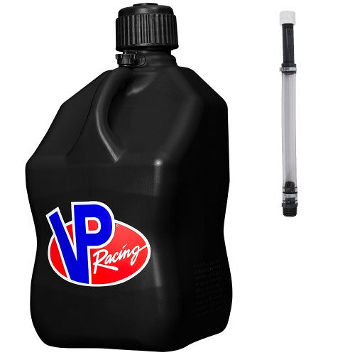 VP Racing Utility Jug Square w/ Deluxe Hose (20Liters/5.5Gallons)