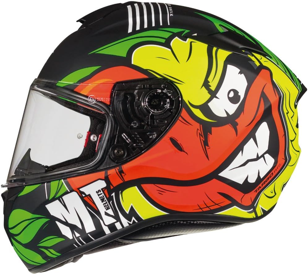 MT Helmets Targo Truck A2 Matt Fluor Yellow