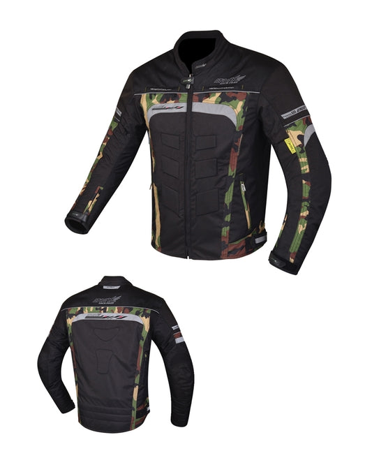 ATROX CE Approved Textile Short Jackets Camo