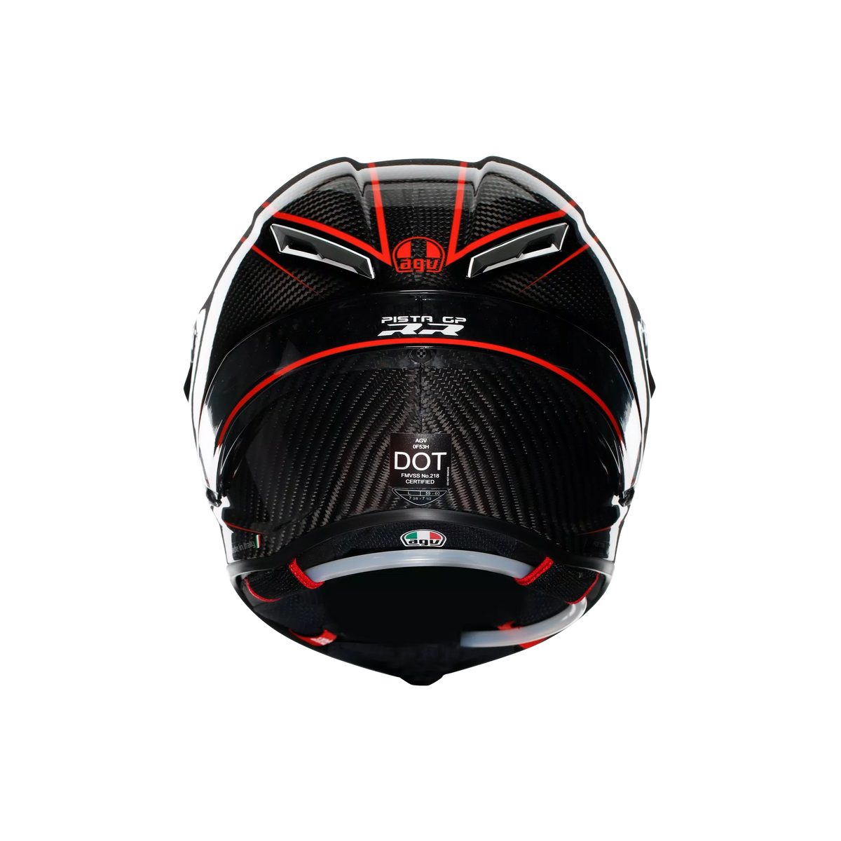 AGV PISTA GP RR PERFORMANTE CARBON/RED -  E2206 DOT