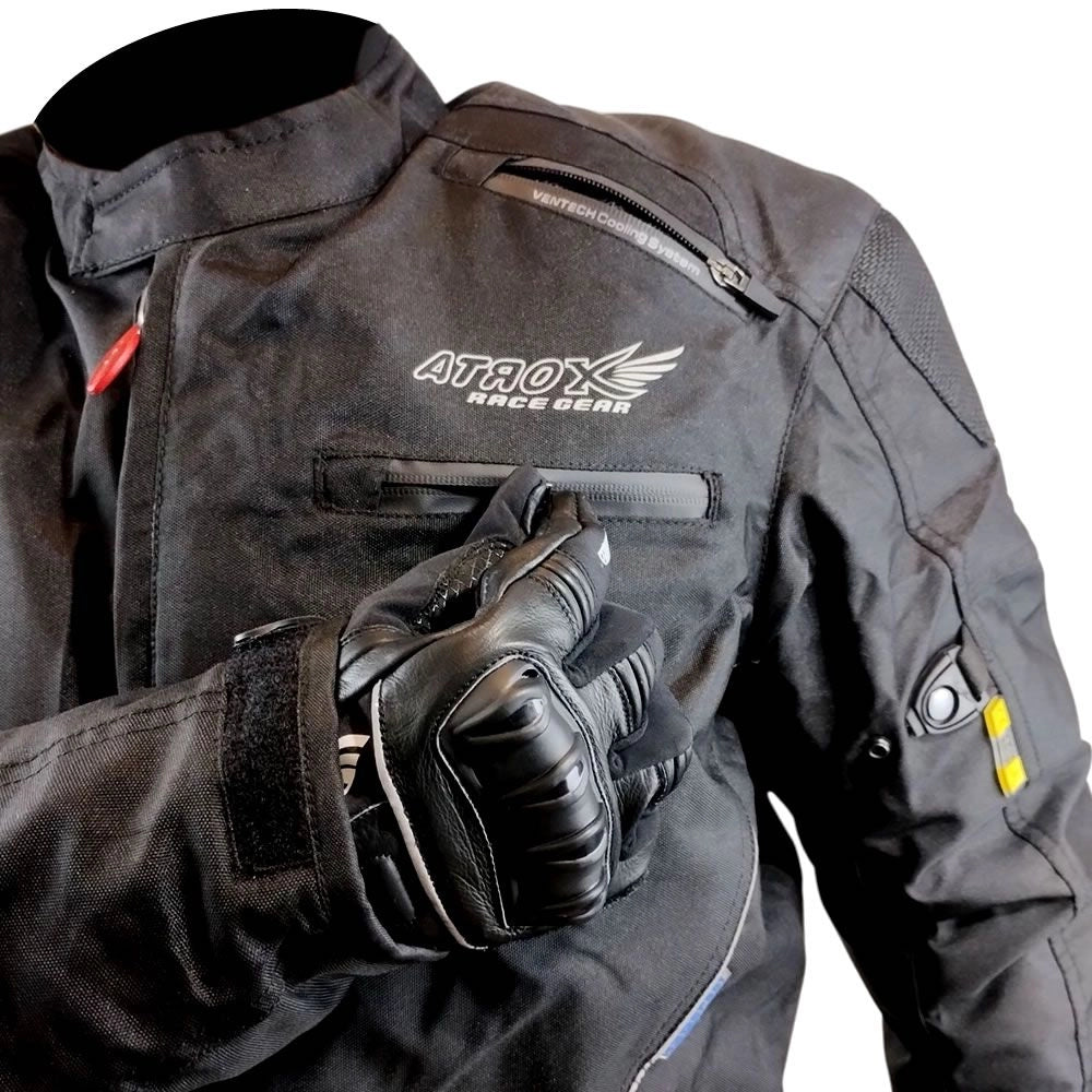 ATROX MEN SHORT JACKET BLACK (CE-2132)