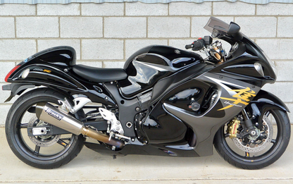 Brocks CT Single Full System w/ 16" Muffler Suzuki Hayabusa (08-20)