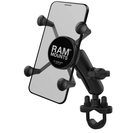 RAM® X-Grip® Phone Mount with Brake/Clutch Reservoir Base