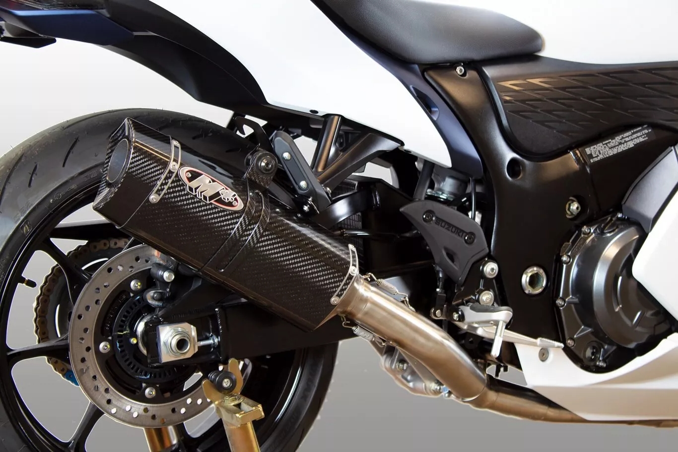 M4 Exhaust Full System with Carbon Tech1 Canister Hayabusa (2008-2024)