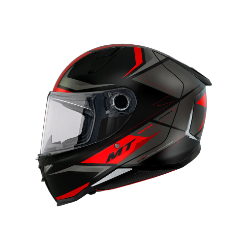 MT Helmets Revenge 2S B5 Hatax Matt Black Red