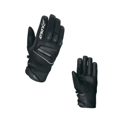 Atrox Summer Leather & Textile Mesh Gloves