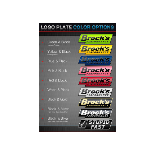 Brocks Exhaust Logo 5.5 inches