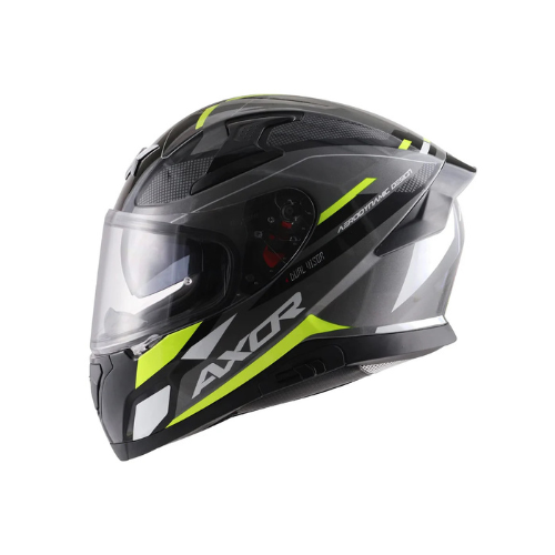 AXOR Helmet Hunter Cornet-E Gloss Nardo Grey/Neon Yellow