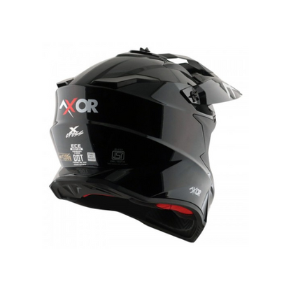 AXOR Helmet X-Cross SC-Dual Visor-E Gloss Black/Red