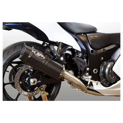 M4 Exhaust Full System with Carbon Tech1 Canister Hayabusa (2008-2026)