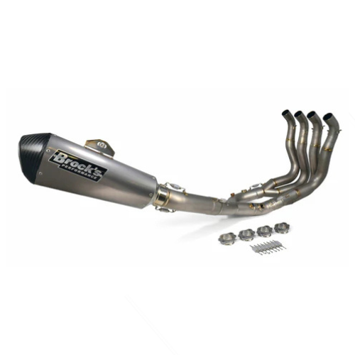 Brocks CT Single Full System w/ 16" Muffler Suzuki Hayabusa (08-20)