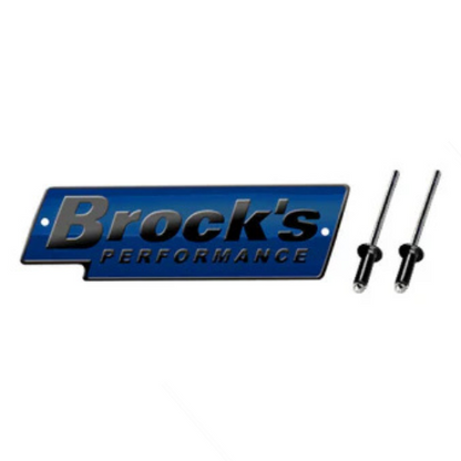Brocks Exhaust Logo 4 inches