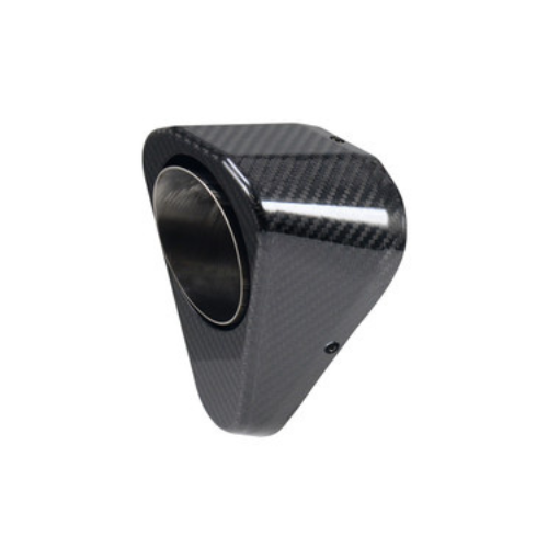 Brocks Replacement Penta-Carbon Exhaust Gloss Endcap (Includes Rivets)