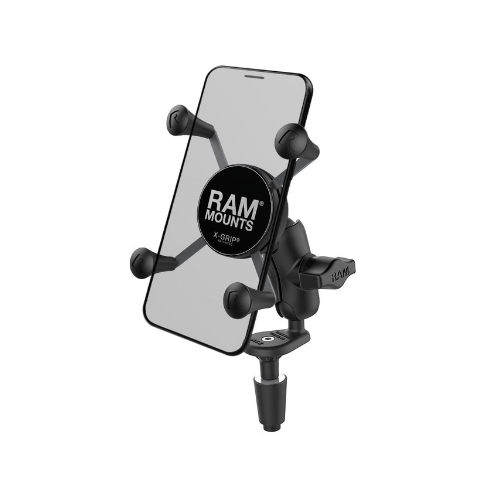 RAM® X-Grip® Phone Holder with Motorcycle Fork Stem Base