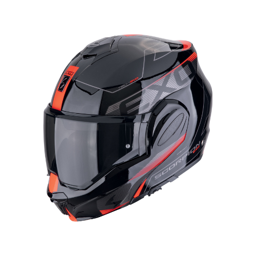 SCORPION EXO-Tech Evo Traveller Black-Silver-Red
