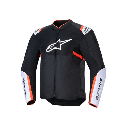 Alpinestars T-SPS Air V2 Jackets - Black / White / Fluo Red