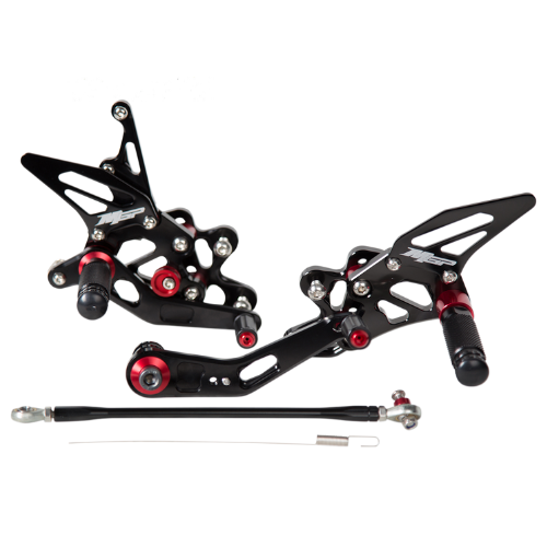 HOTBODIES MGP Adjustable Rear Sets Black (GSXR1000 2017+)