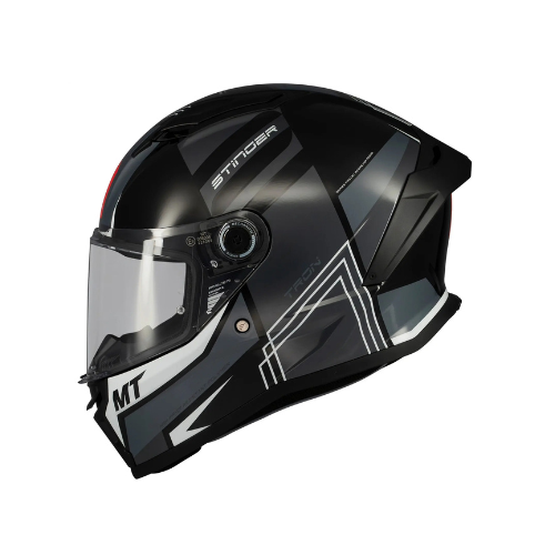 MT Helmets Stinger 2 Tron B12 Gloss Black