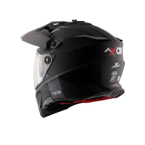 AXOR Helmet X-Cross SC-Dual Visor-E Matt Black/Red