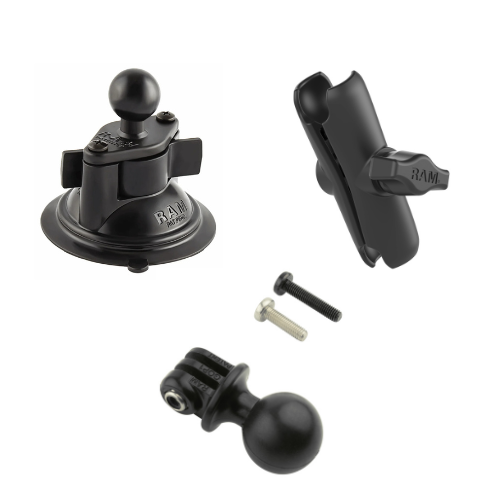 RAM® Double Socket Arm/Ball Adapter/Suction Cup