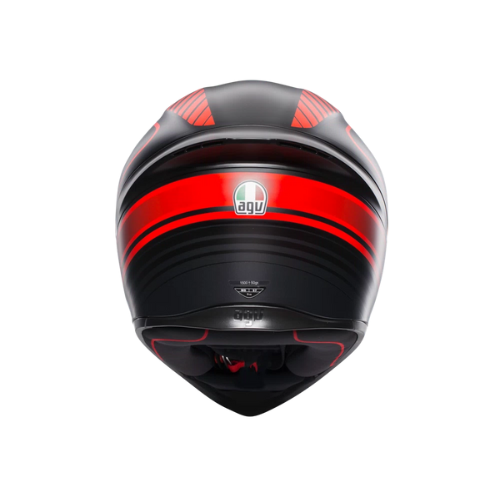 AGV K1 Warmup Matt Black Red