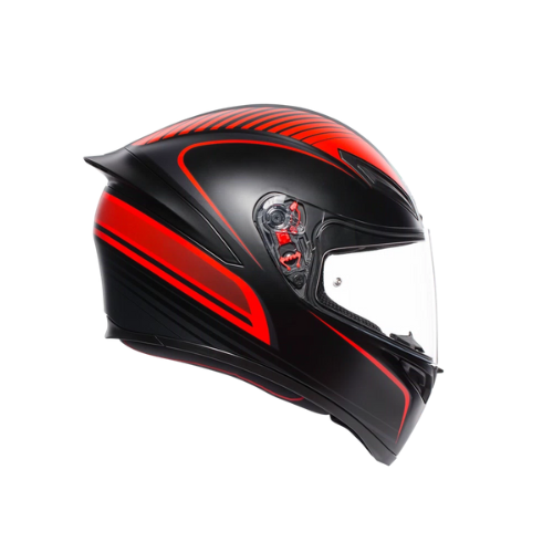 AGV K1 Warmup Matt Black Red