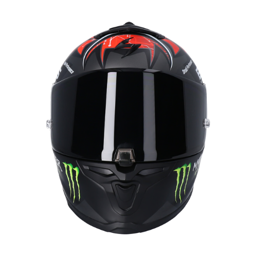 Scorpion EXO R1 Air Fabio Monster REP. Matt Black Red Helmet