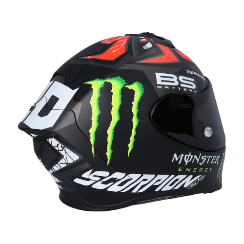 Scorpion EXO R1 Air Fabio Monster REP. Matt Black Red Helmet