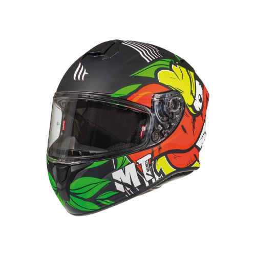 MT Helmets Targo Truck A2 Matt Fluor Yellow