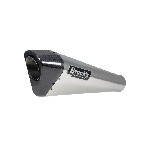 Brocks Penta-Carbon Full System 15" Muffler (Polished) Suzuki Hayabusa (99-24)